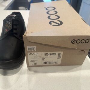 Ecco Men's Black Leather Oxfords